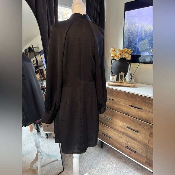 NEW Express Black Long Sleeve Dress!! - Picture 6 of 7